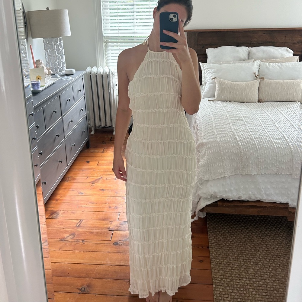 Peppermayo Cream Maxi Dress